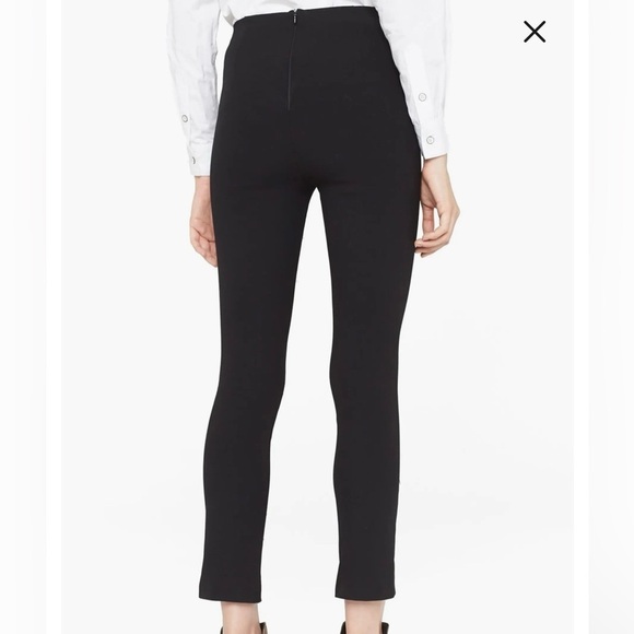 rag & bone Pants - Rag & Bone Charcoal Ribbed Knit